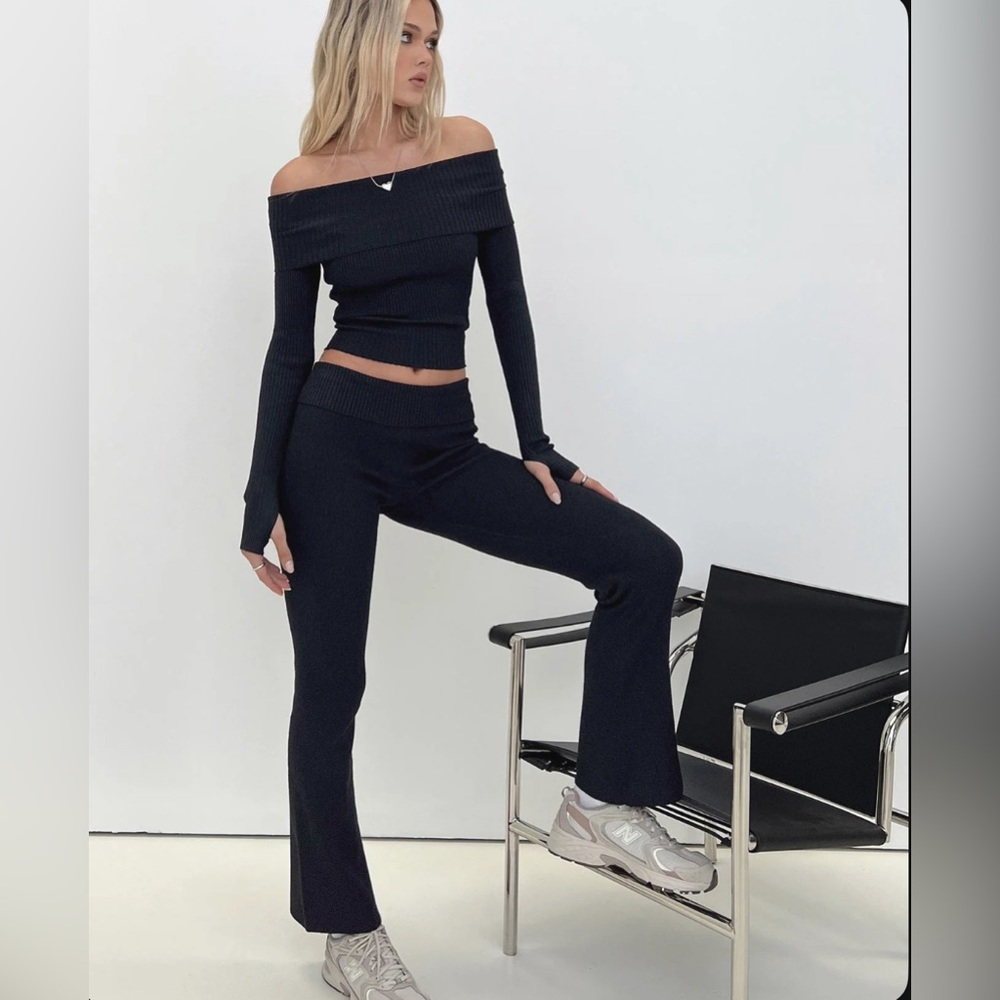 Westaway Princess Polly low rise black pants🖤